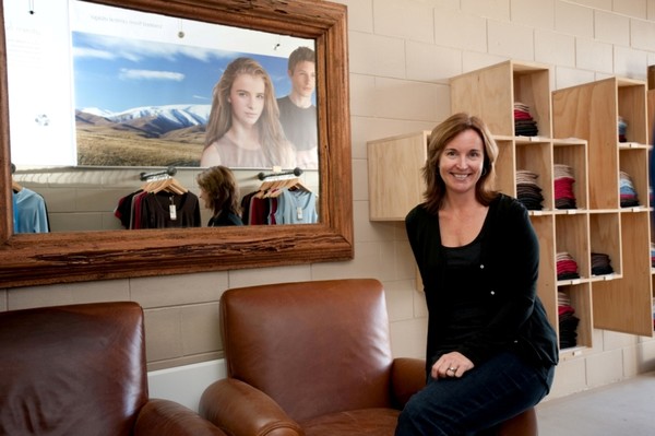 Barbara Anderson in the tika store in Alexandra.